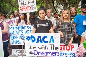Immigrants supporting DACA