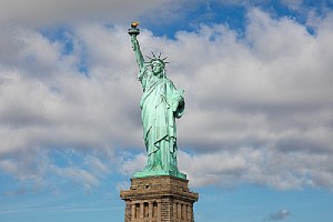 Statue of Liberty in New York City. O-1 visa allows individual skilled in certain categories to enter the United States for work.