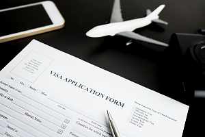 EB-3 visa application paperwork 