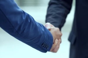 Lawyer Shake Hands Showing Trustworthy Work